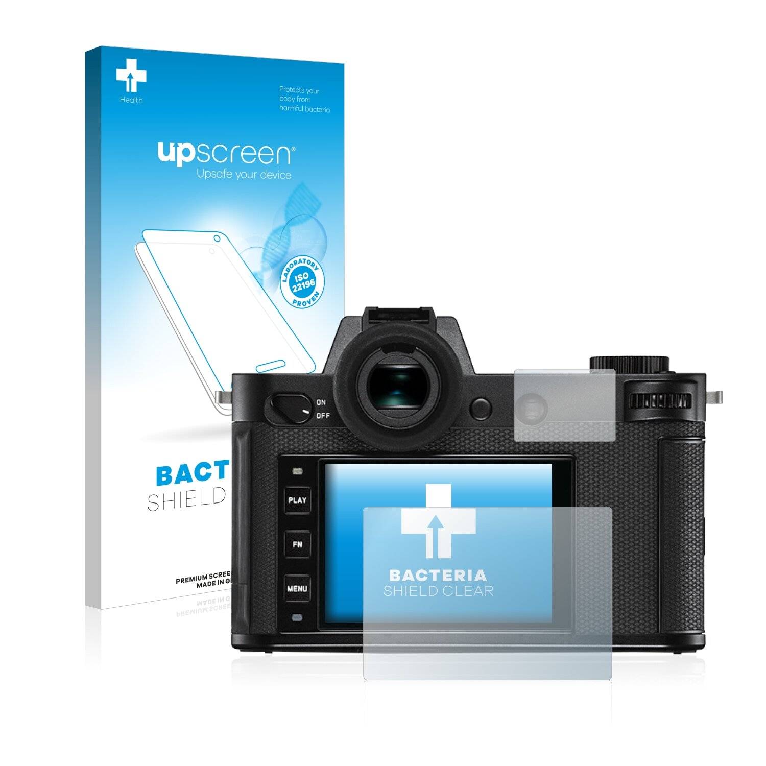 upscreen Bacteria Shield Clear Premium Antibakterielle Displayschutzfolie für Leica