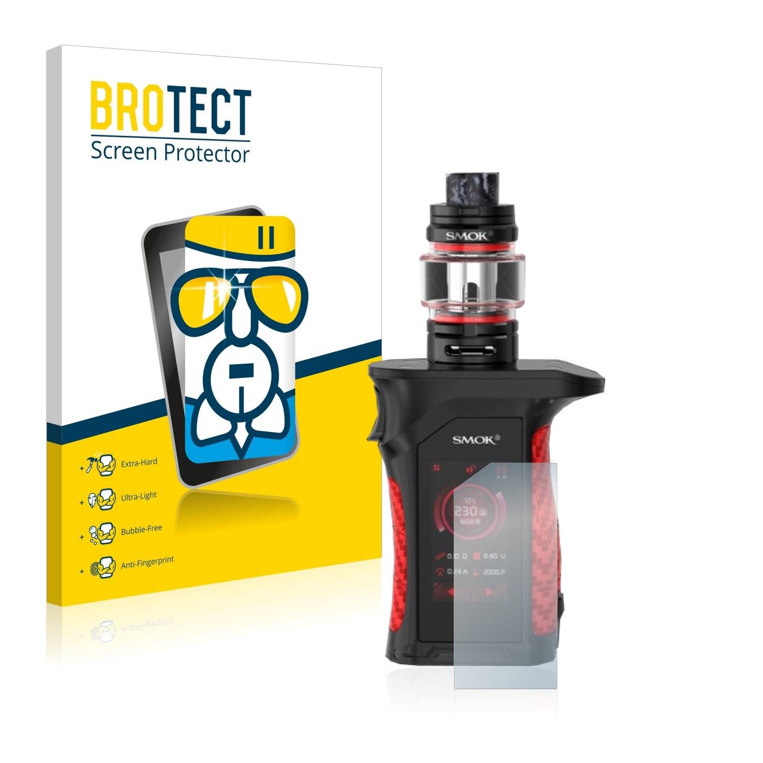BROTECT AirGlass Schutzglas Folie für Smok Mag