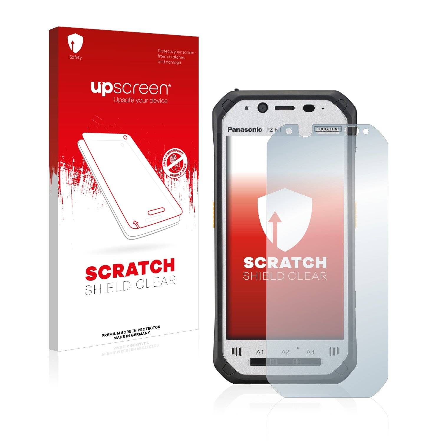 upscreen Scratch Shield Clear Premium Displayschutzfolie für Panasonic Toughpad