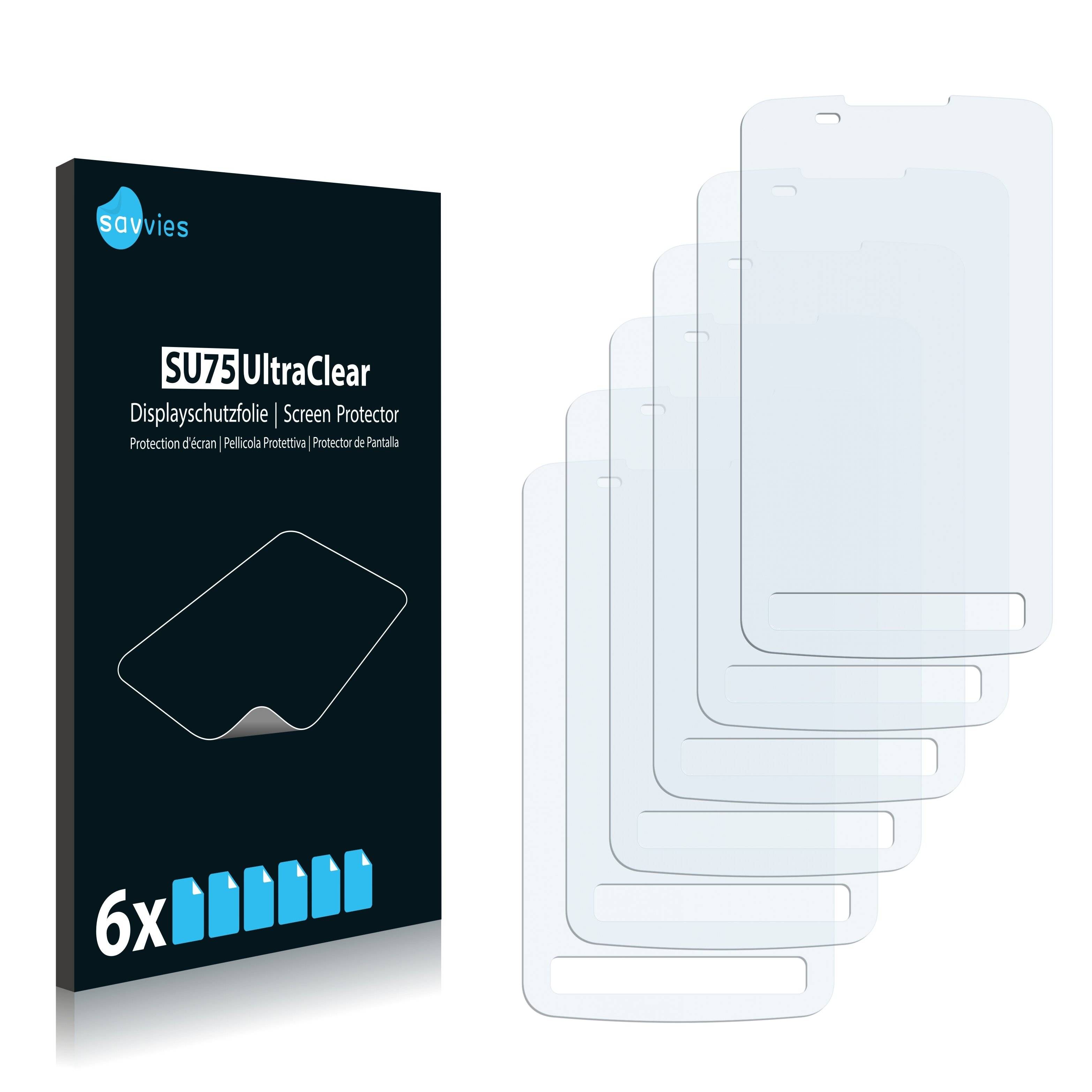 6x Savvies SU75 Displayschutzfolie für Samsung Galaxy Xcover