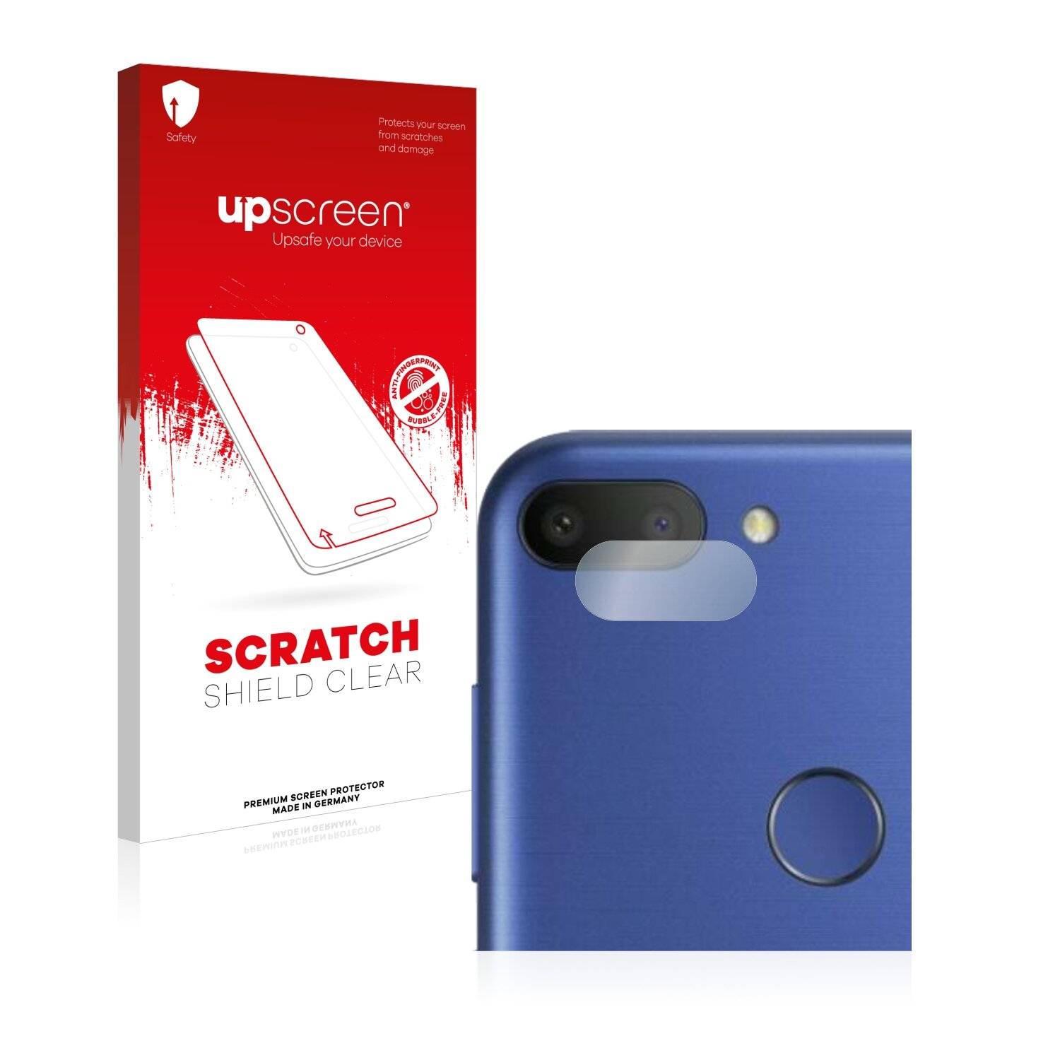 upscreen Scratch Shield Clear Premium Displayschutzfolie für Alcatel 1S 2019 (NUR
