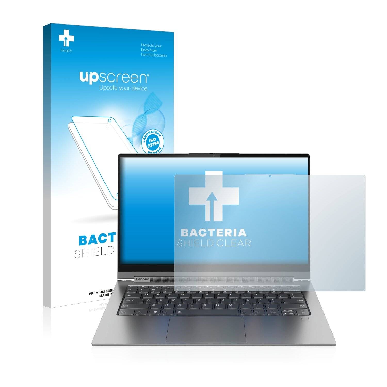 upscreen Bacteria Shield Clear Premium Antibakterielle Displayschutzfolie für Lenovo Yoga