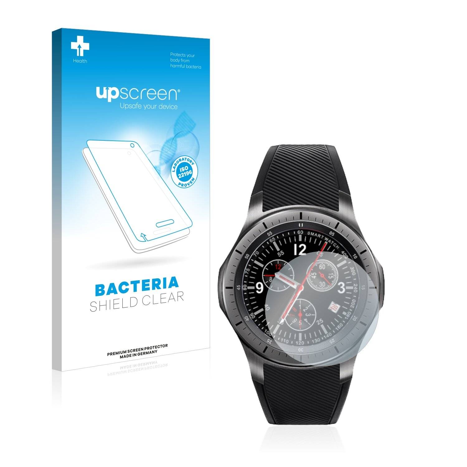 upscreen Bacteria Shield Clear Premium Antibakterielle Displayschutzfolie für Lemfo