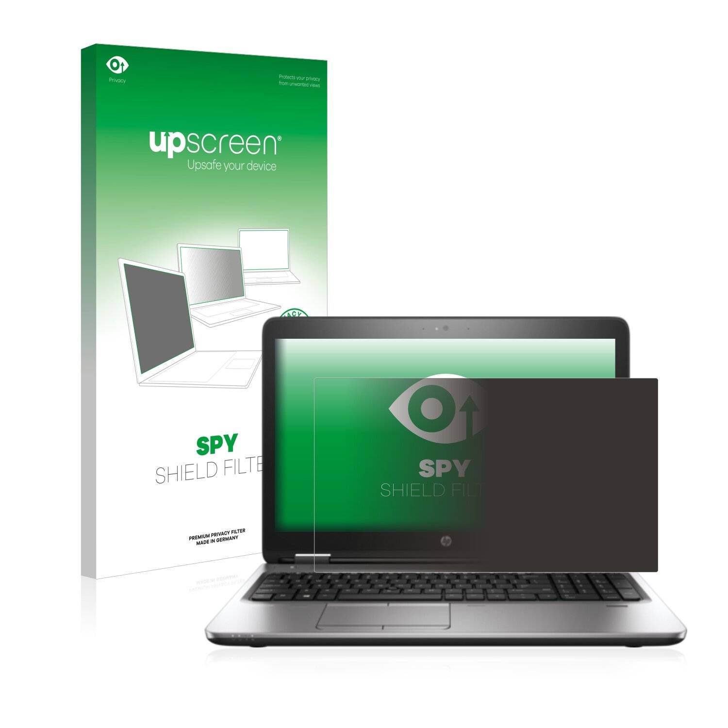 upscreen Spy Shield Filter Premium Blickschutzfilter für HP ProBook 650 G5
