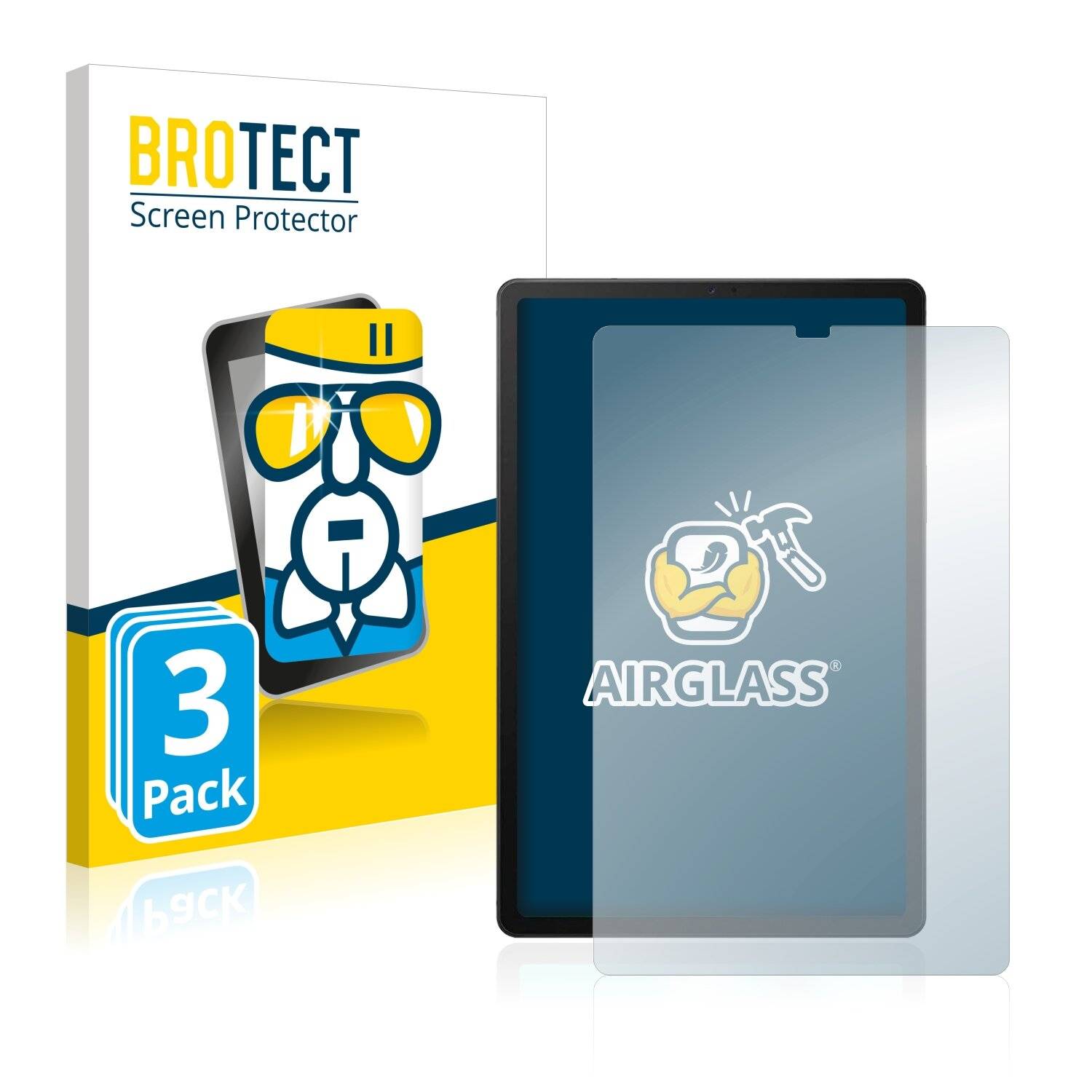 3x BROTECT AirGlass Schutzglas Folie für Samsung Galaxy Tab S5e WiFi