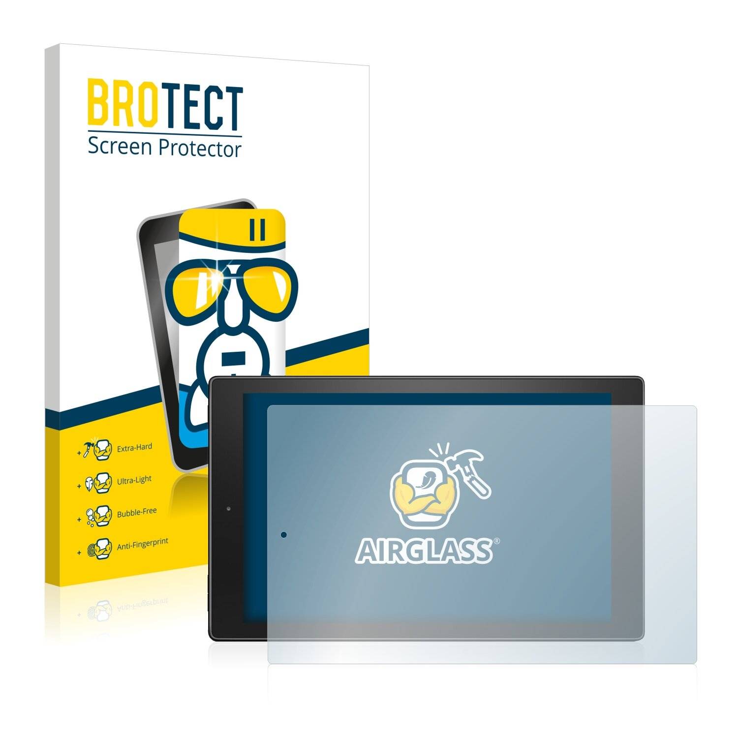 BROTECT AirGlass Schutzglas Folie für Amazon Fire HD 10