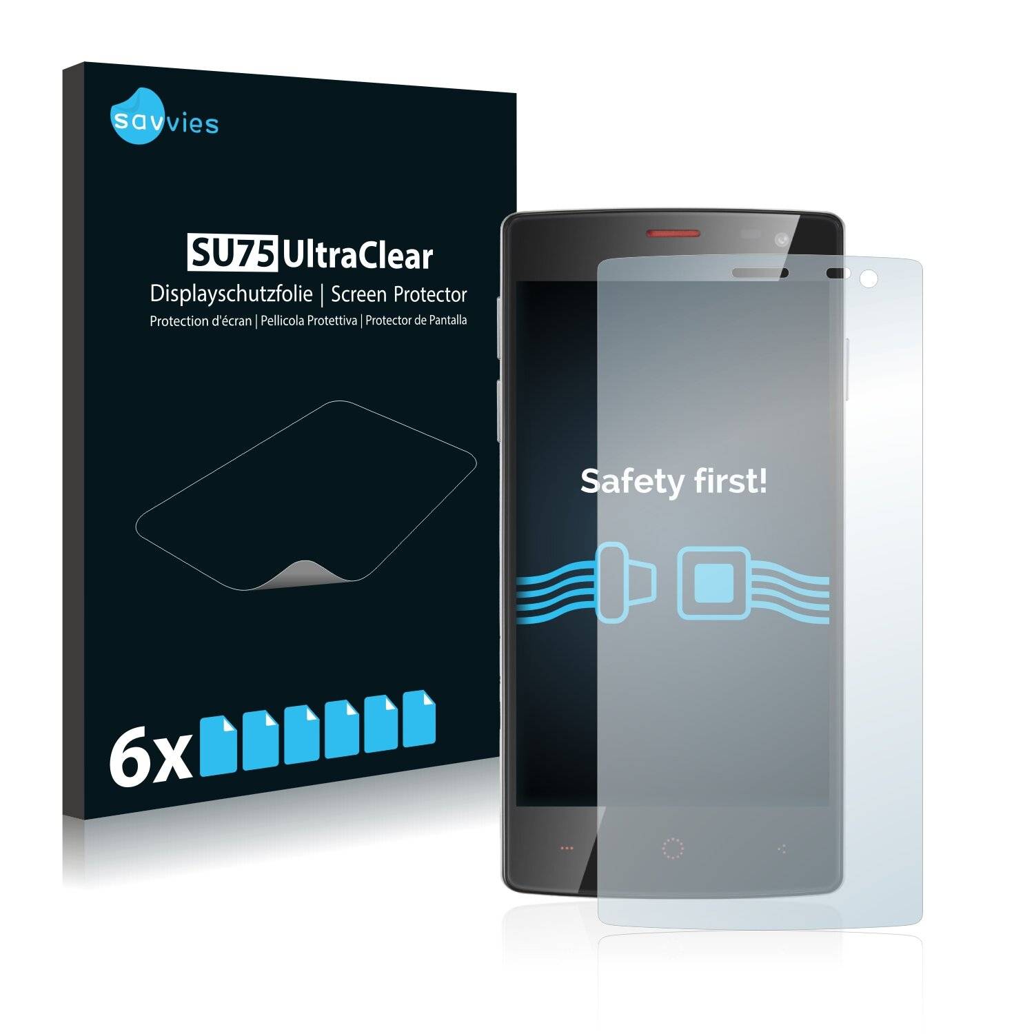 6x Savvies SU75 Displayschutzfolie für Ulefone Be