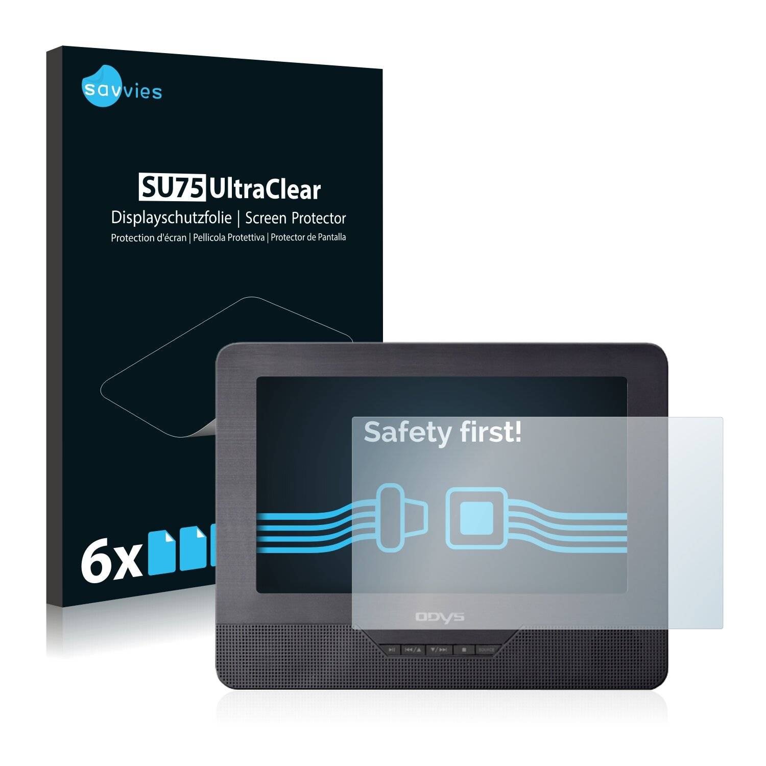 6x Savvies SU75 Displayschutzfolie für Odys Seal