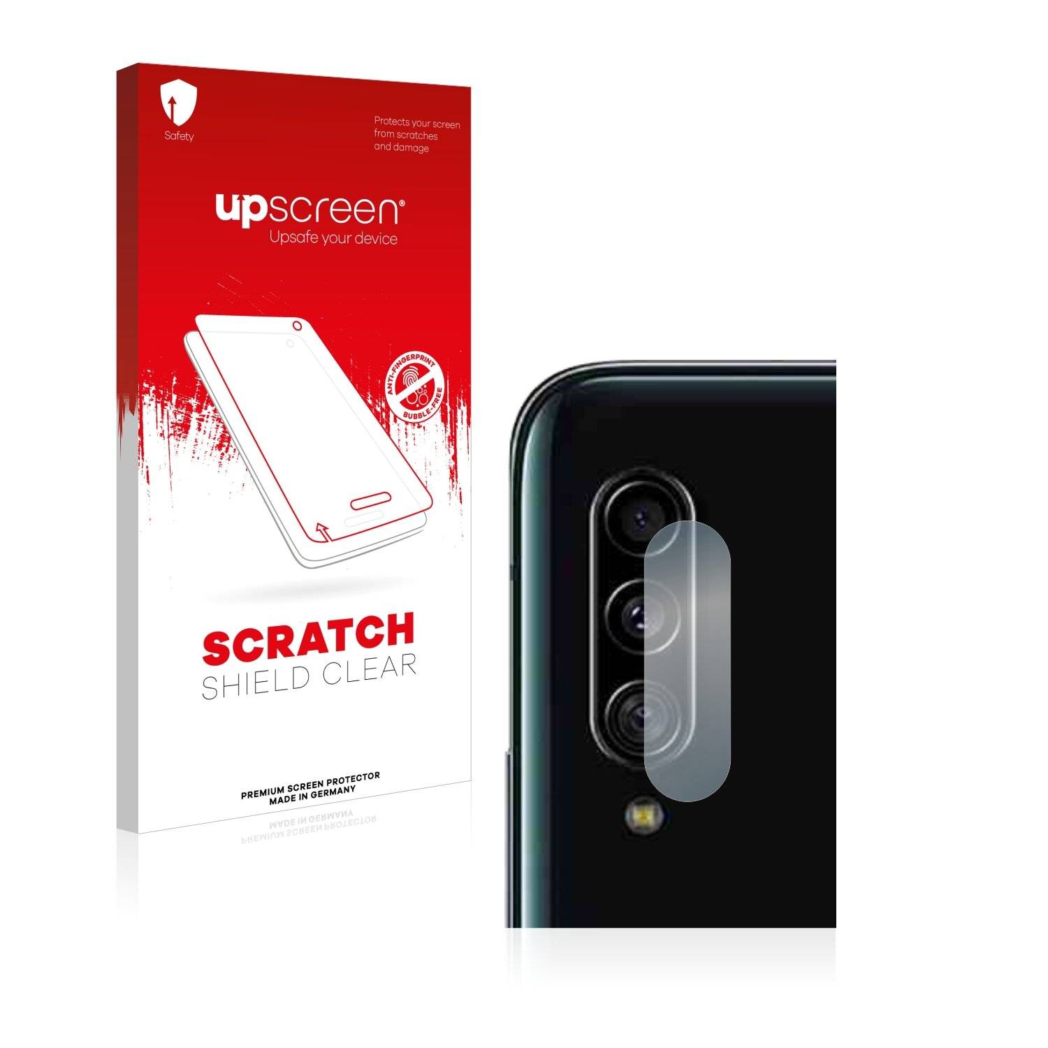 upscreen Scratch Shield Clear Premium Displayschutzfolie für Samsung Galaxy A90 5G (NUR