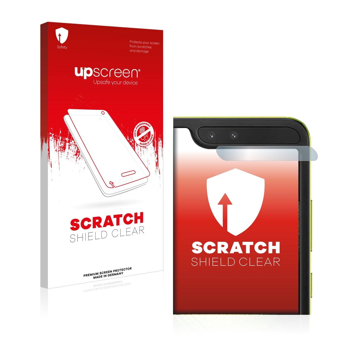 upscreen Scratch Shield Clear Premium Displayschutzfolie für Samsung Galaxy Fold (Innere