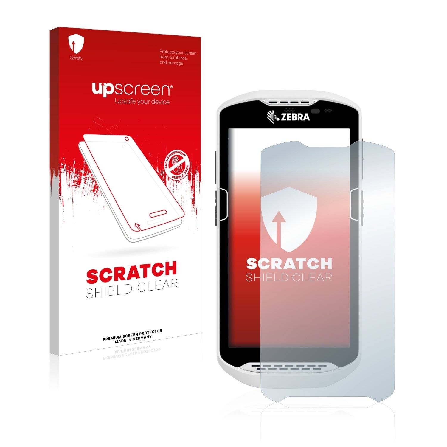upscreen Scratch Shield Clear Premium Displayschutzfolie für Zebra