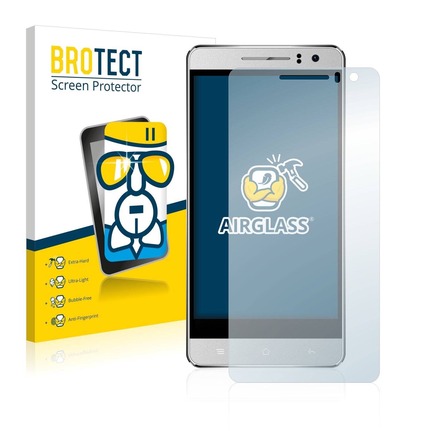 BROTECT AirGlass Schutzglas Folie für Landvo L600