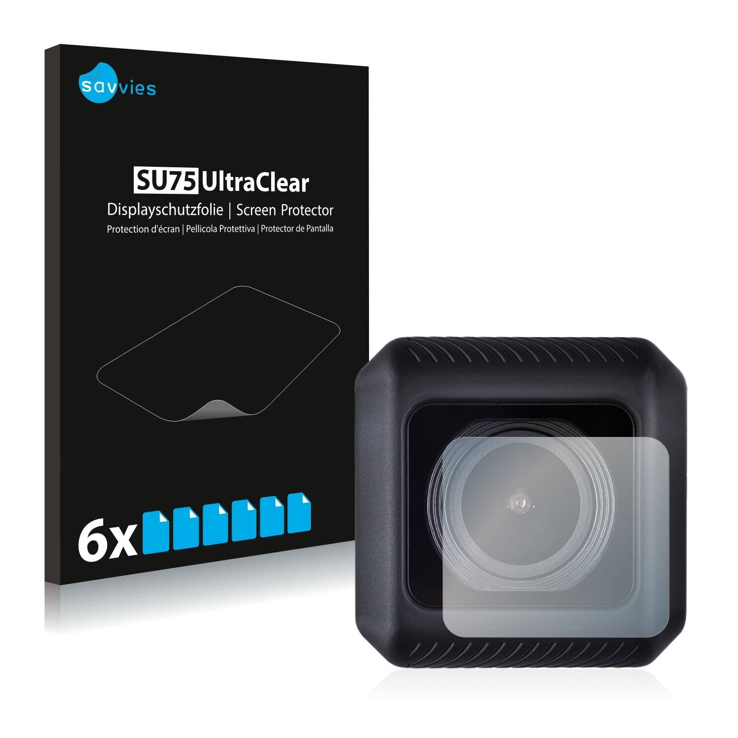 6x Savvies SU75 Displayschutzfolie für RunCam