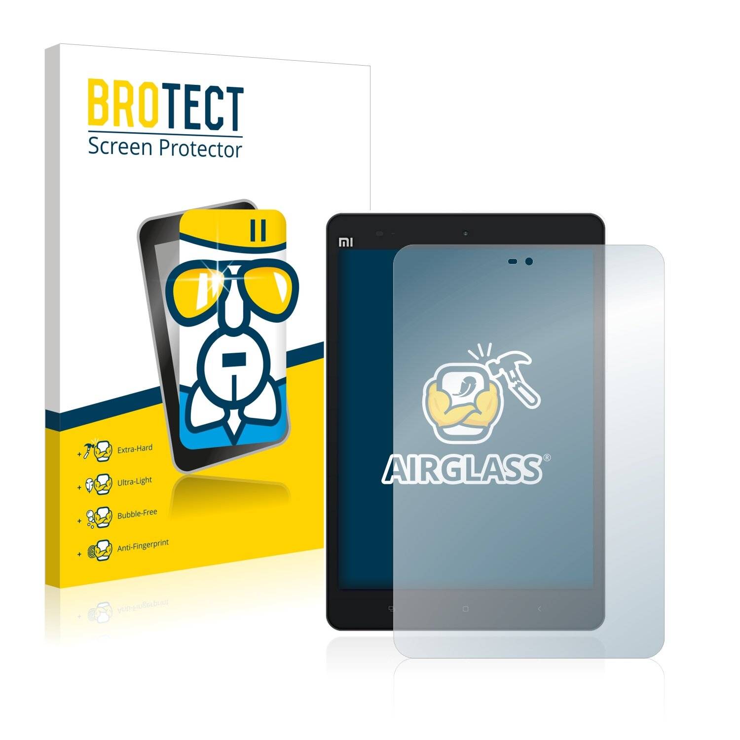 BROTECT AirGlass Schutzglas Folie für Xiaomi Mi Pad