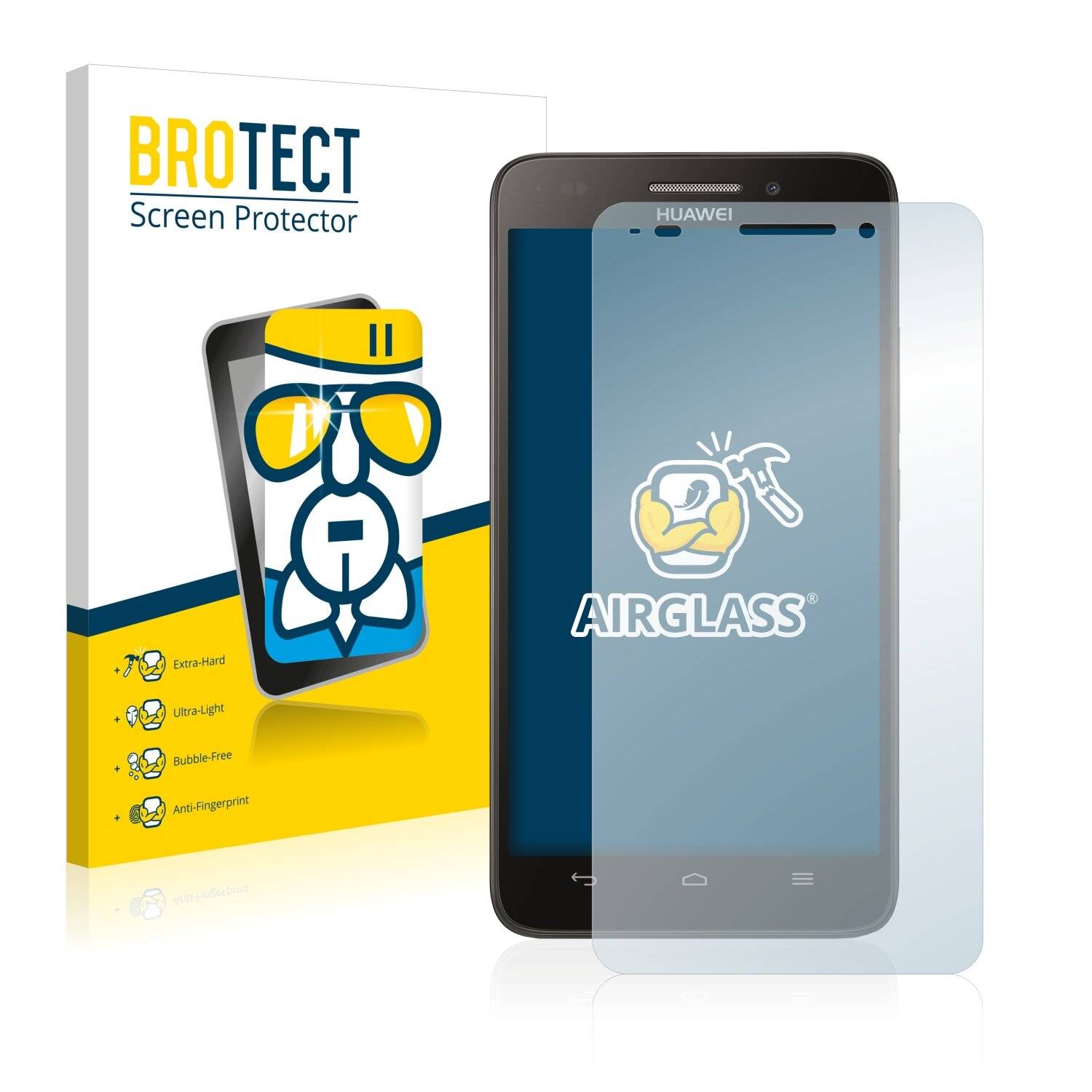 BROTECT AirGlass Schutzglas Folie für Honor 4