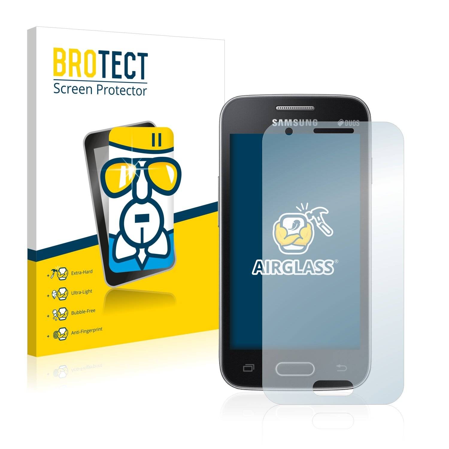BROTECT AirGlass Schutzglas Folie für Samsung Galaxy Trend II