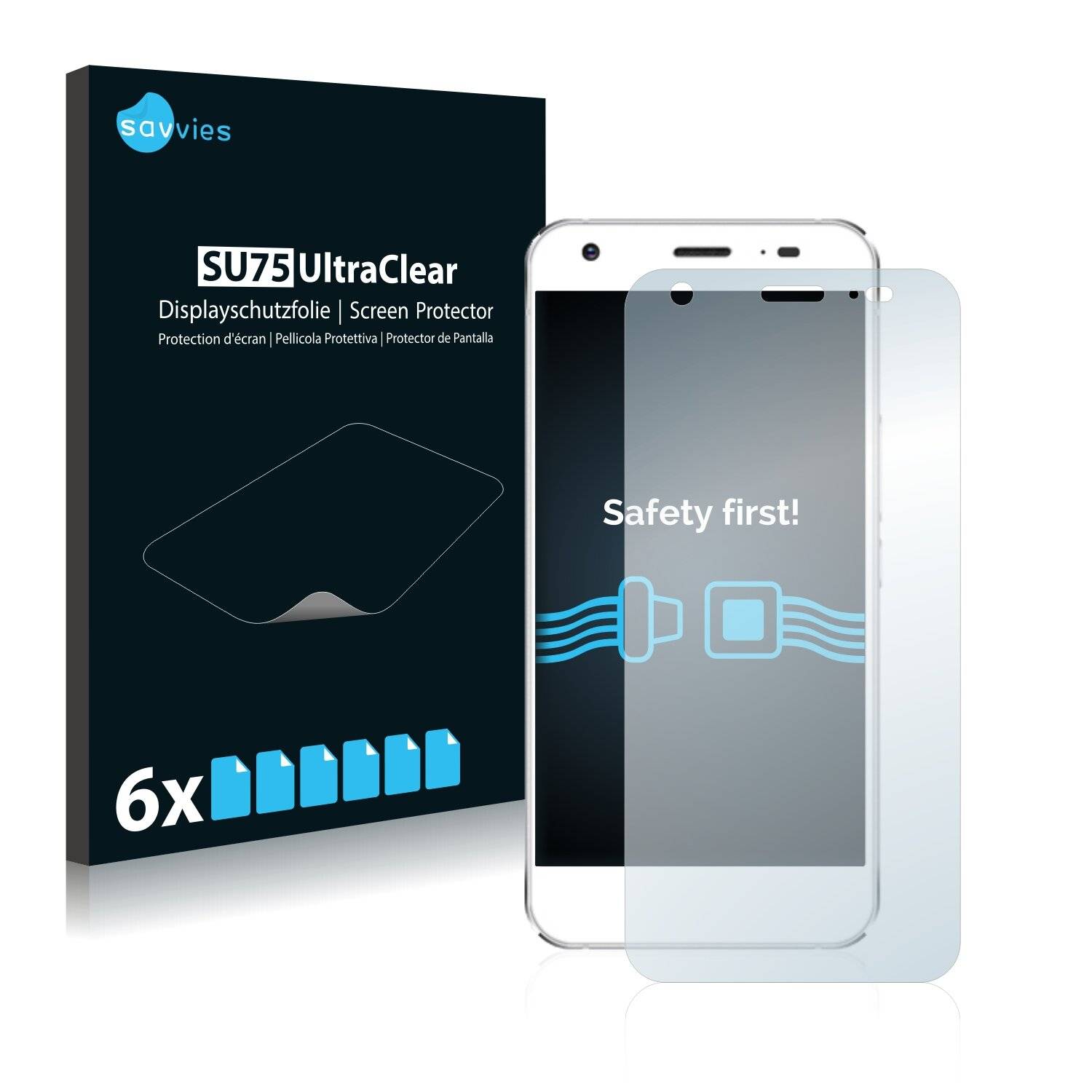 6x Savvies SU75 Displayschutzfolie für iOcean