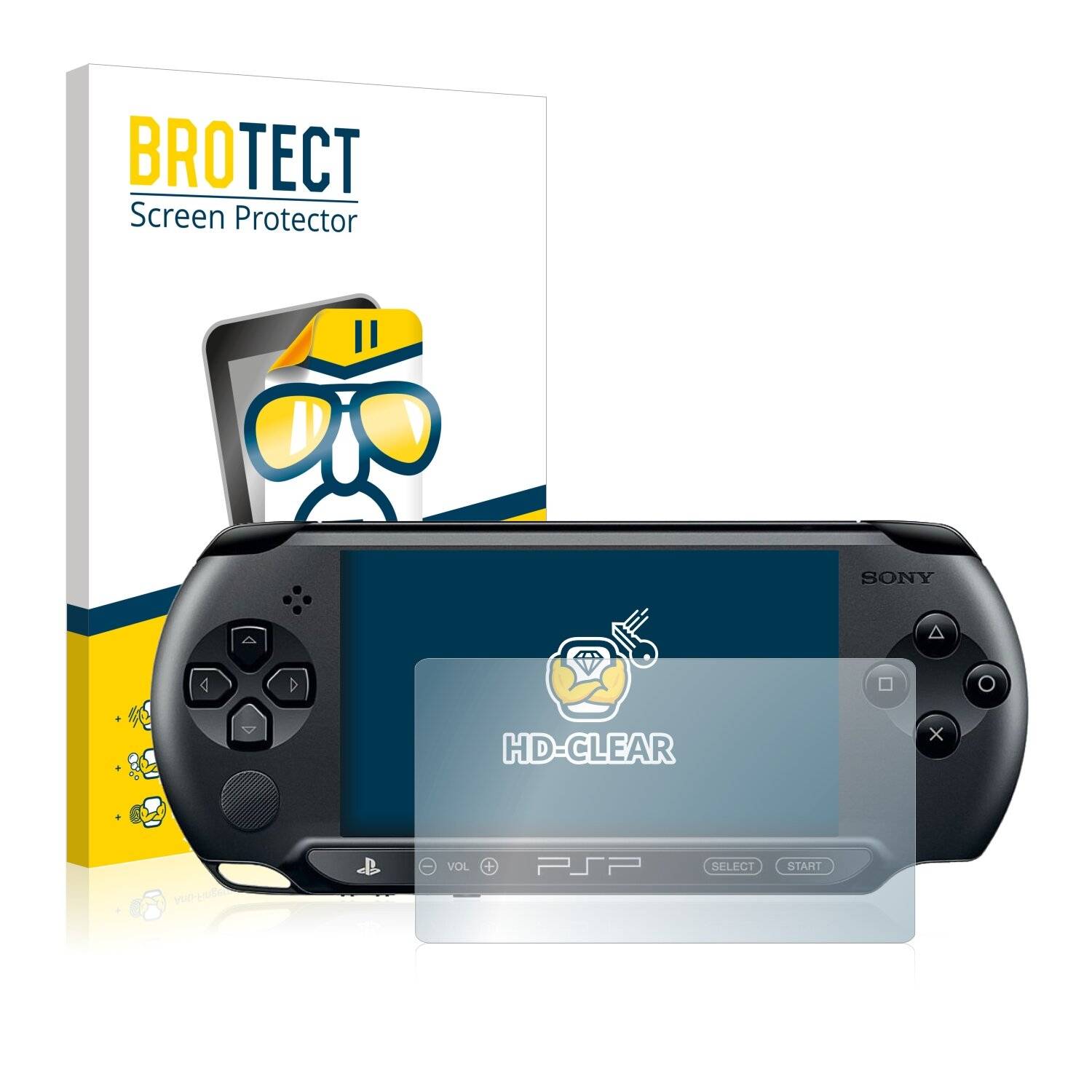 2x BROTECT HD-Clear Displayschutzfolie für Sony PSP