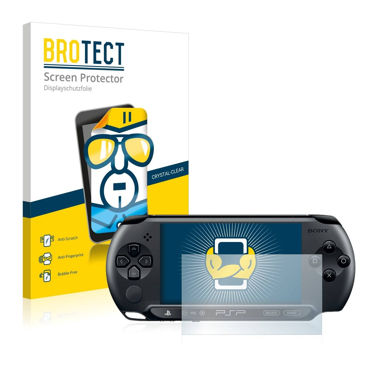 2x BROTECT HD-Clear Displayschutzfolie für Sony PSP Street