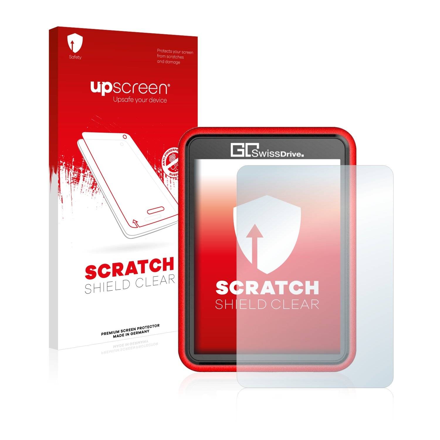 upscreen Scratch Shield Clear Premium Displayschutzfolie für Go SwissDrive Evo (E-Bike