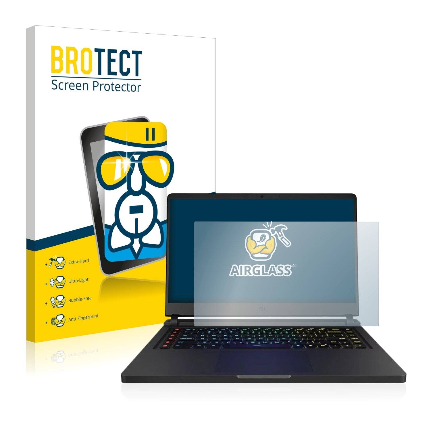 BROTECT AirGlass Schutzglas Folie für Xiaomi Mi Gaming Notebook