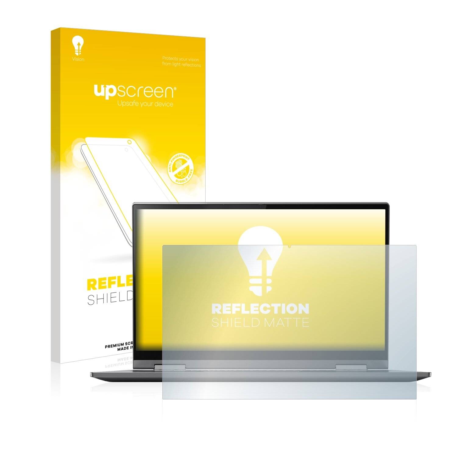 upscreen Reflection Shield Matte Premium Displayschutzfolie für Lenovo Yoga C740