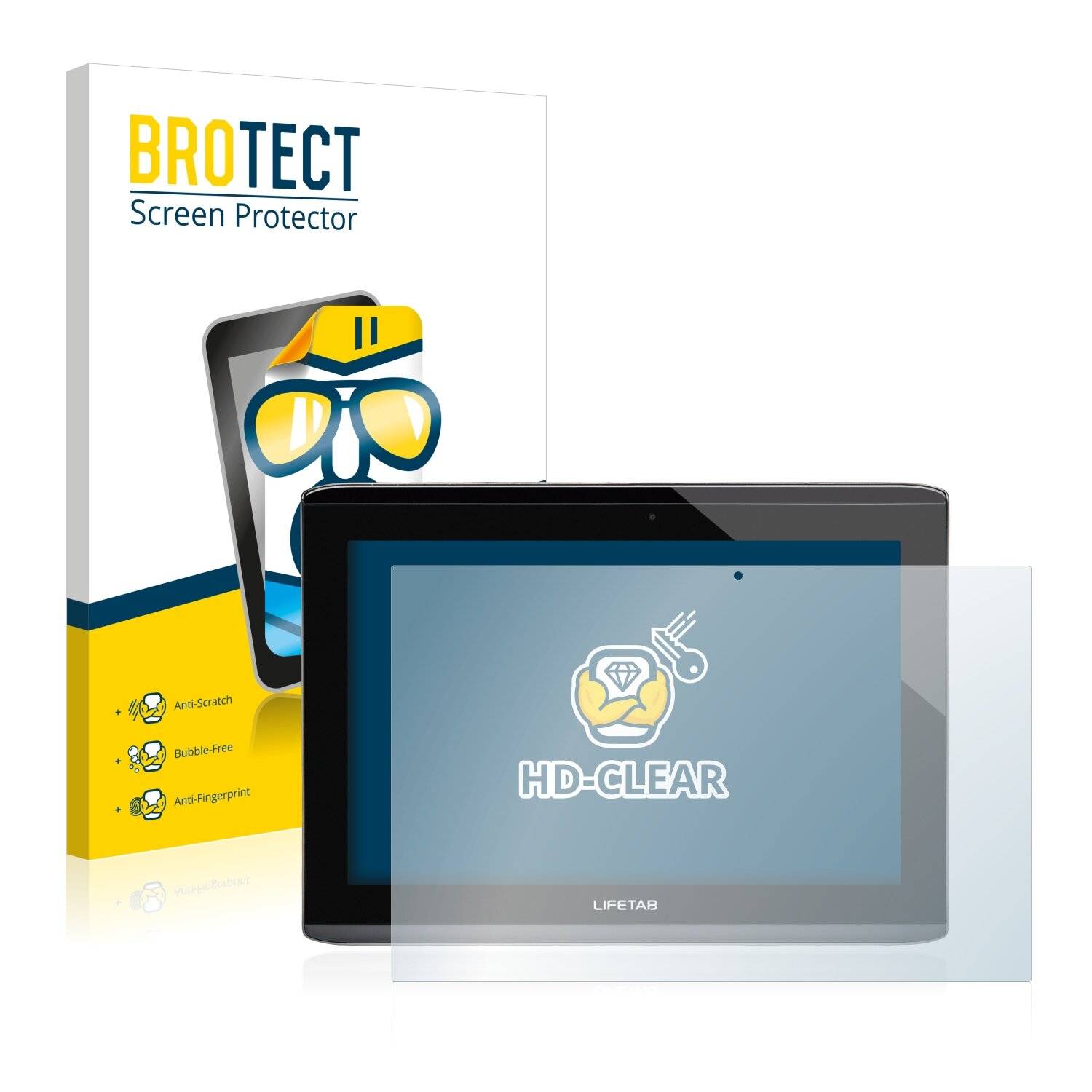 2x BROTECT HD-Clear Displayschutzfolie für Medion Lifetab S9714
