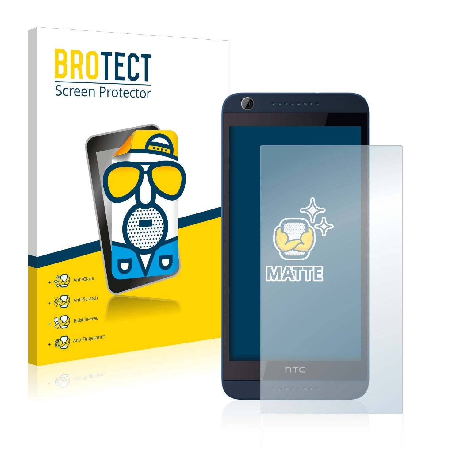 2x BROTECT Matte Displayschutzfolie für HTC Desire 626s - Entspiegelt,