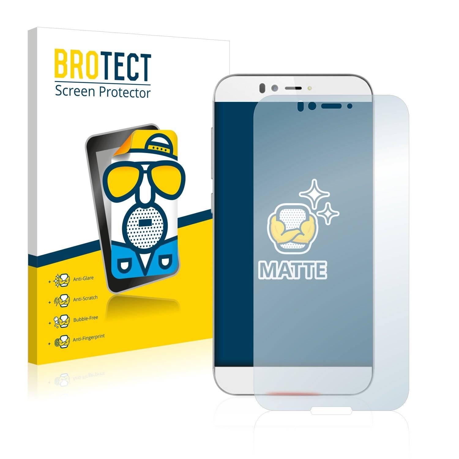 2x BROTECT Matte Displayschutzfolie für UMi Iron - Entspiegelt,
