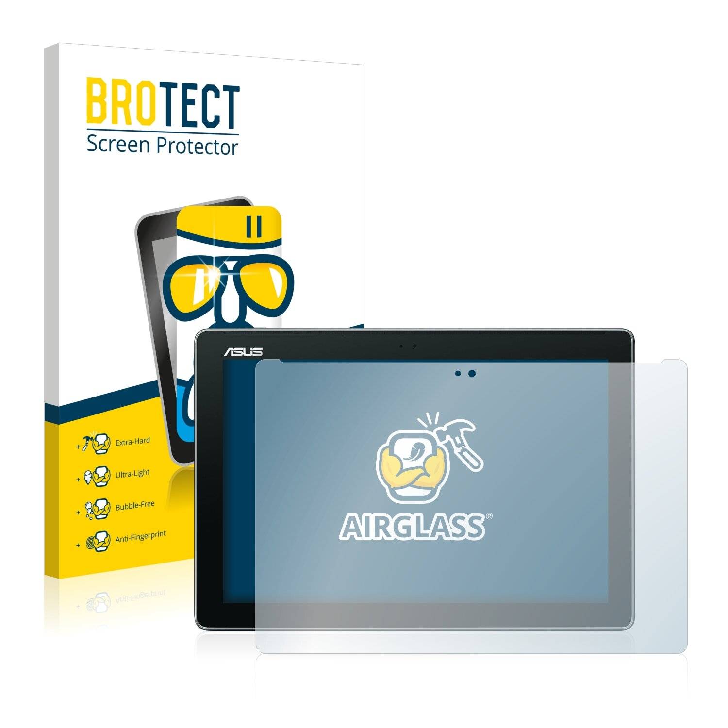BROTECT AirGlass Schutzglas Folie für Asus ZenPad 10