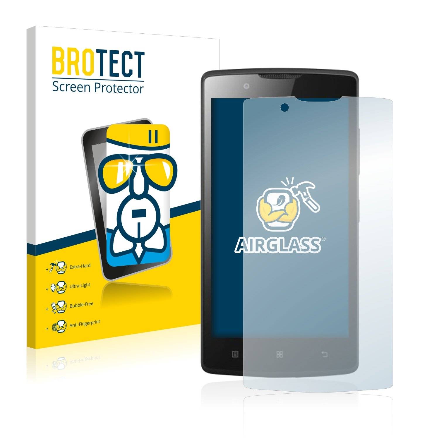 BROTECT AirGlass Schutzglas Folie für Lenovo