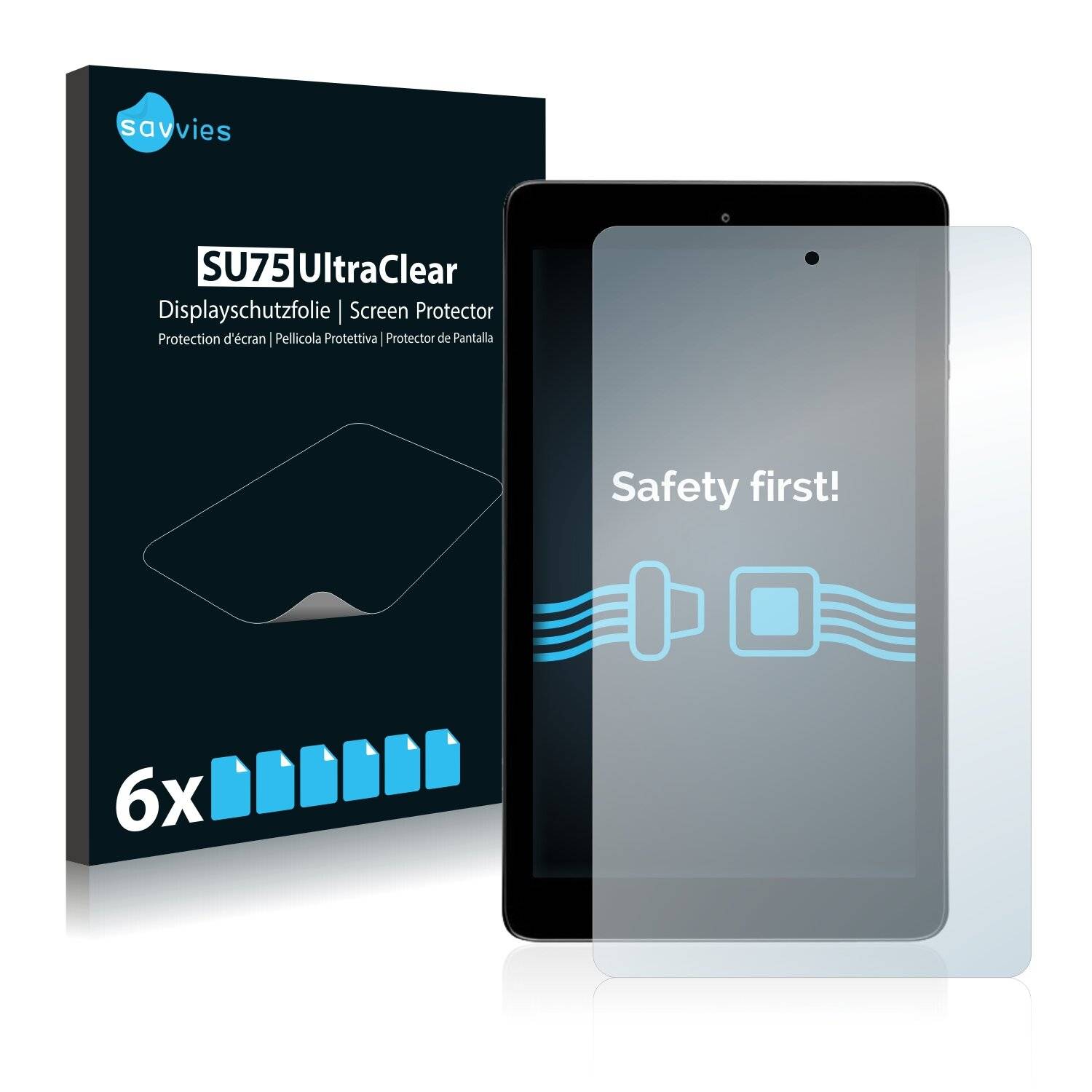 6x Savvies SU75 Displayschutzfolie für Teclast