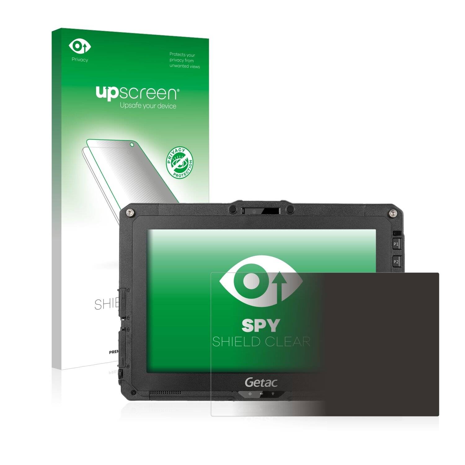 upscreen Spy Shield Clear Premium Blickschutzfolie für Getac
