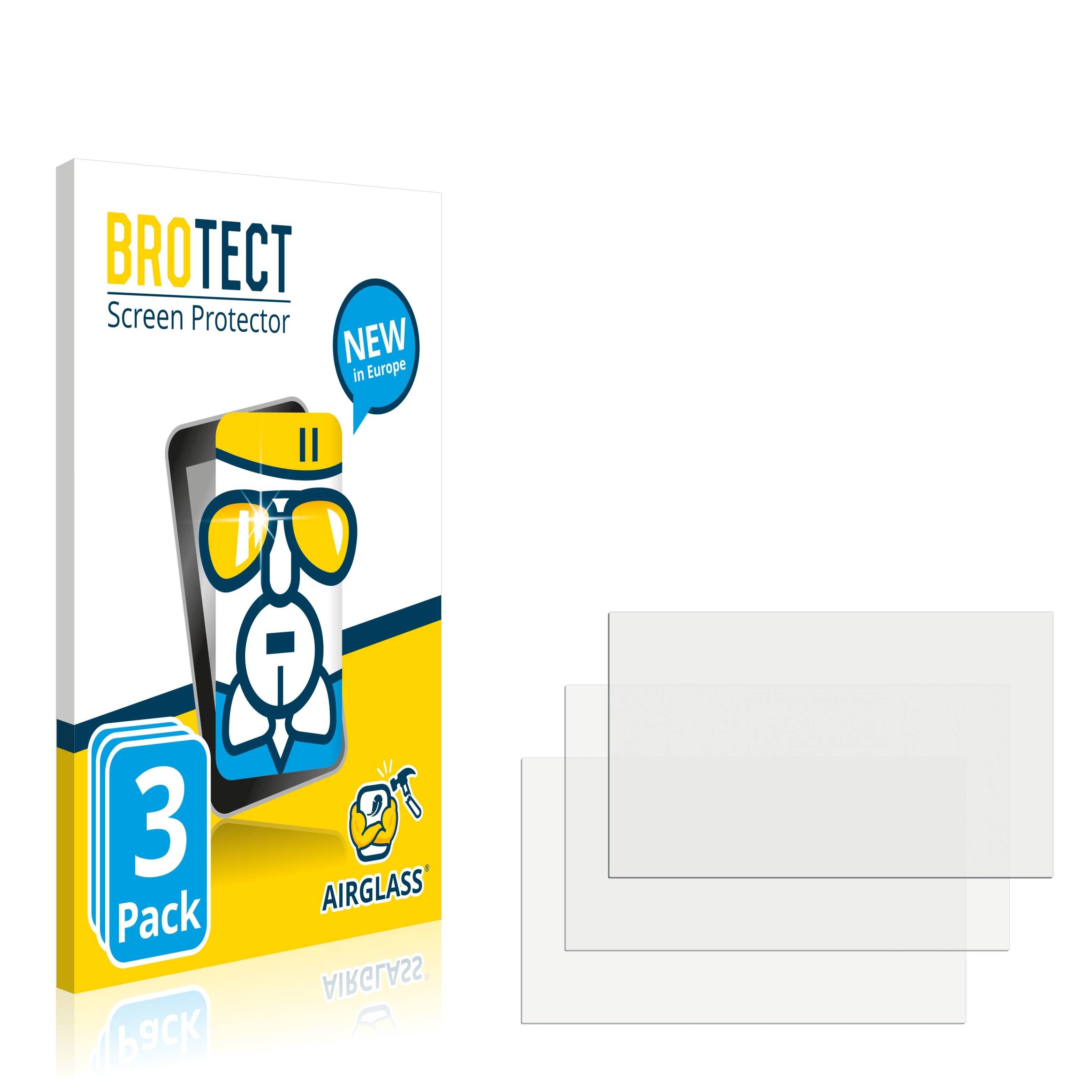 3x BROTECT AirGlass Schutzglas Folie für Alpine TME-M780