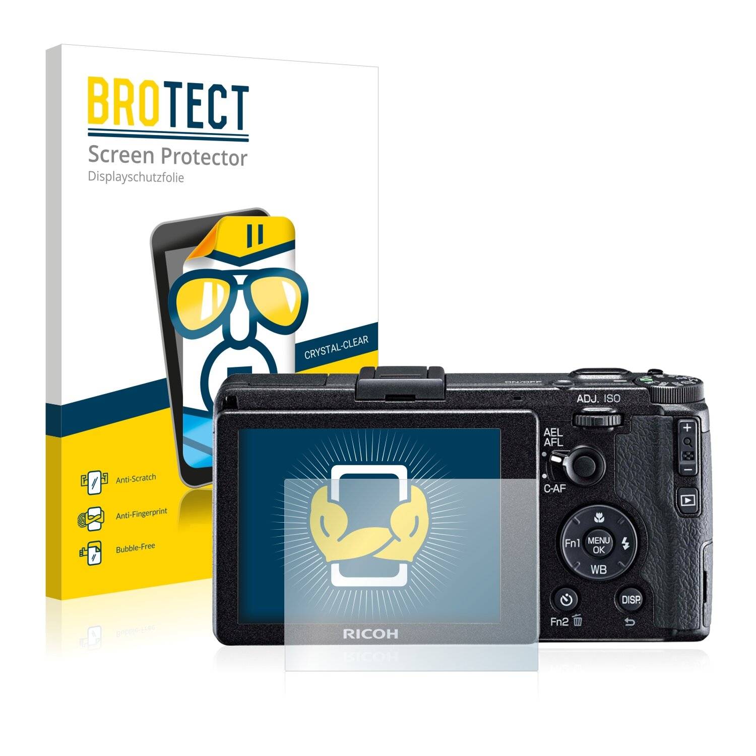 2x BROTECT HD-Clear Displayschutzfolie für Ricoh