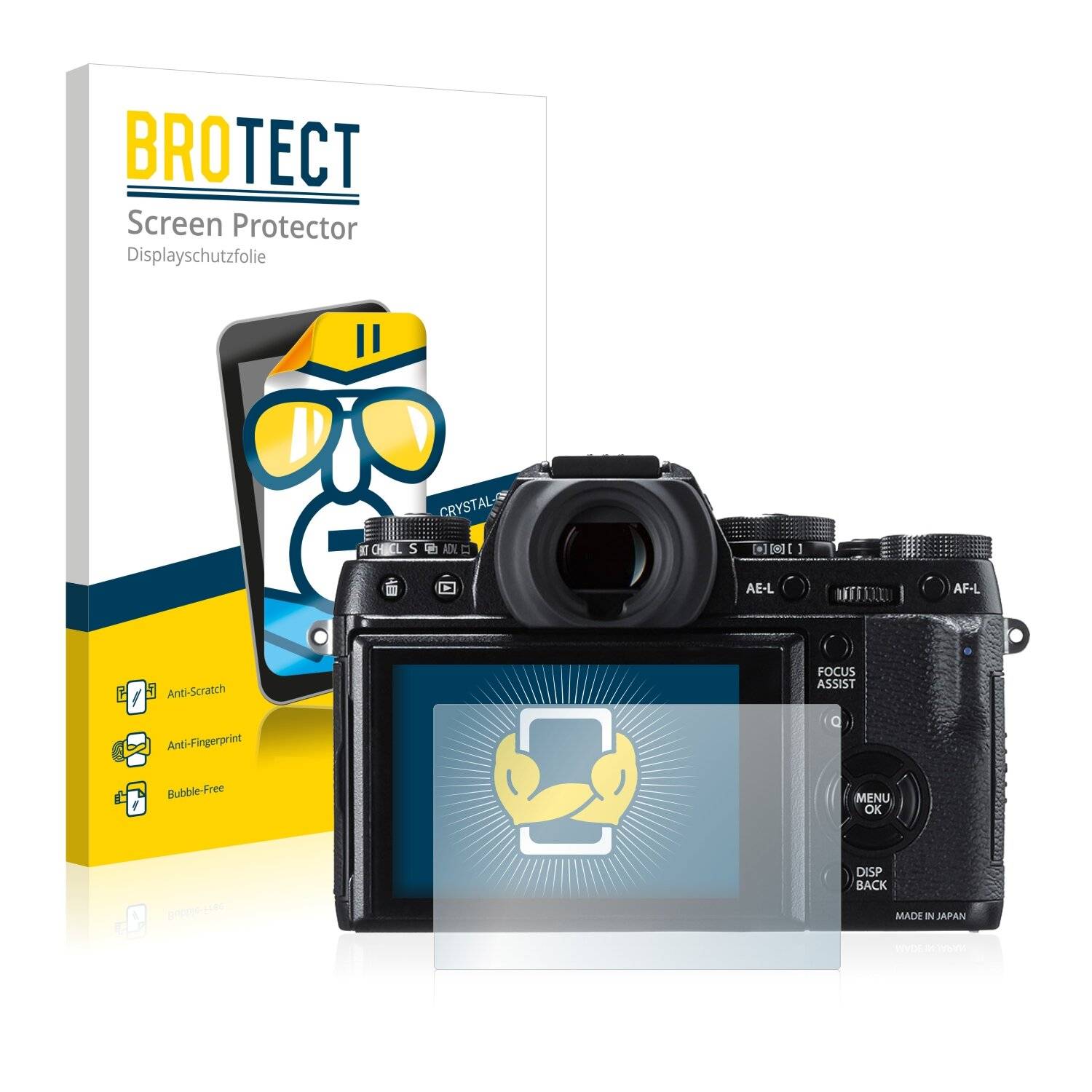 2x BROTECT HD-Clear Displayschutzfolie für Fujifilm