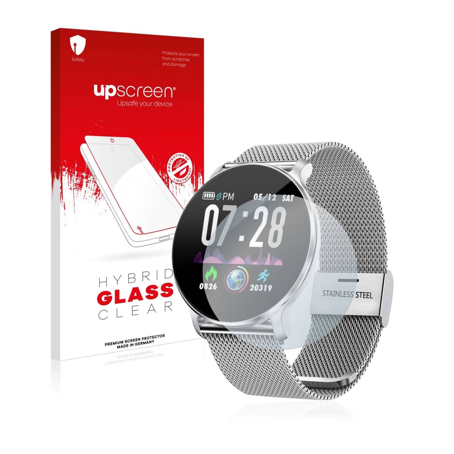 upscreen Hybrid Glass Clear Premium Schutzglas Folie für TagoBee