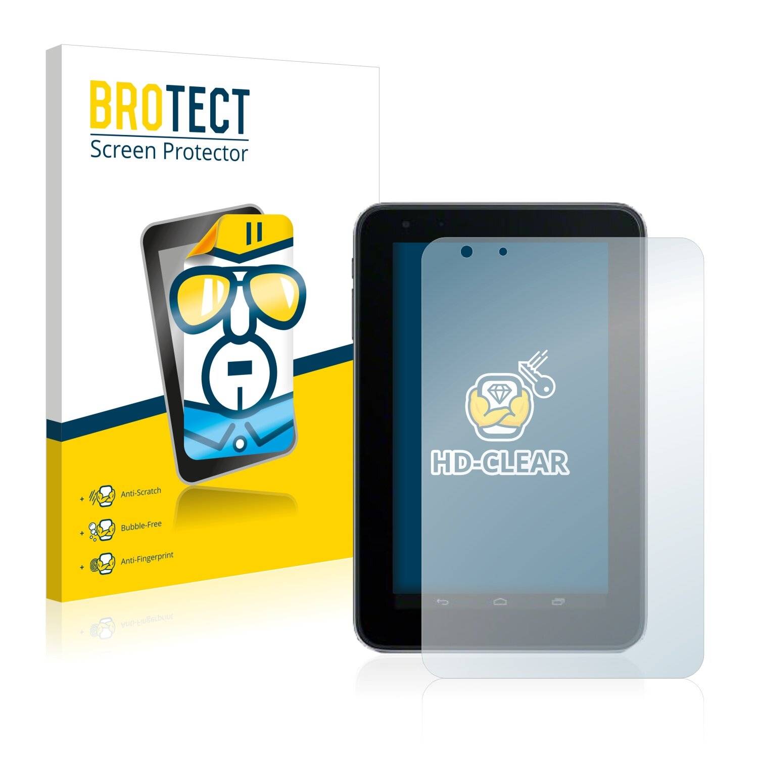 2x BROTECT HD-Clear Displayschutzfolie für Sprint V72C Optik