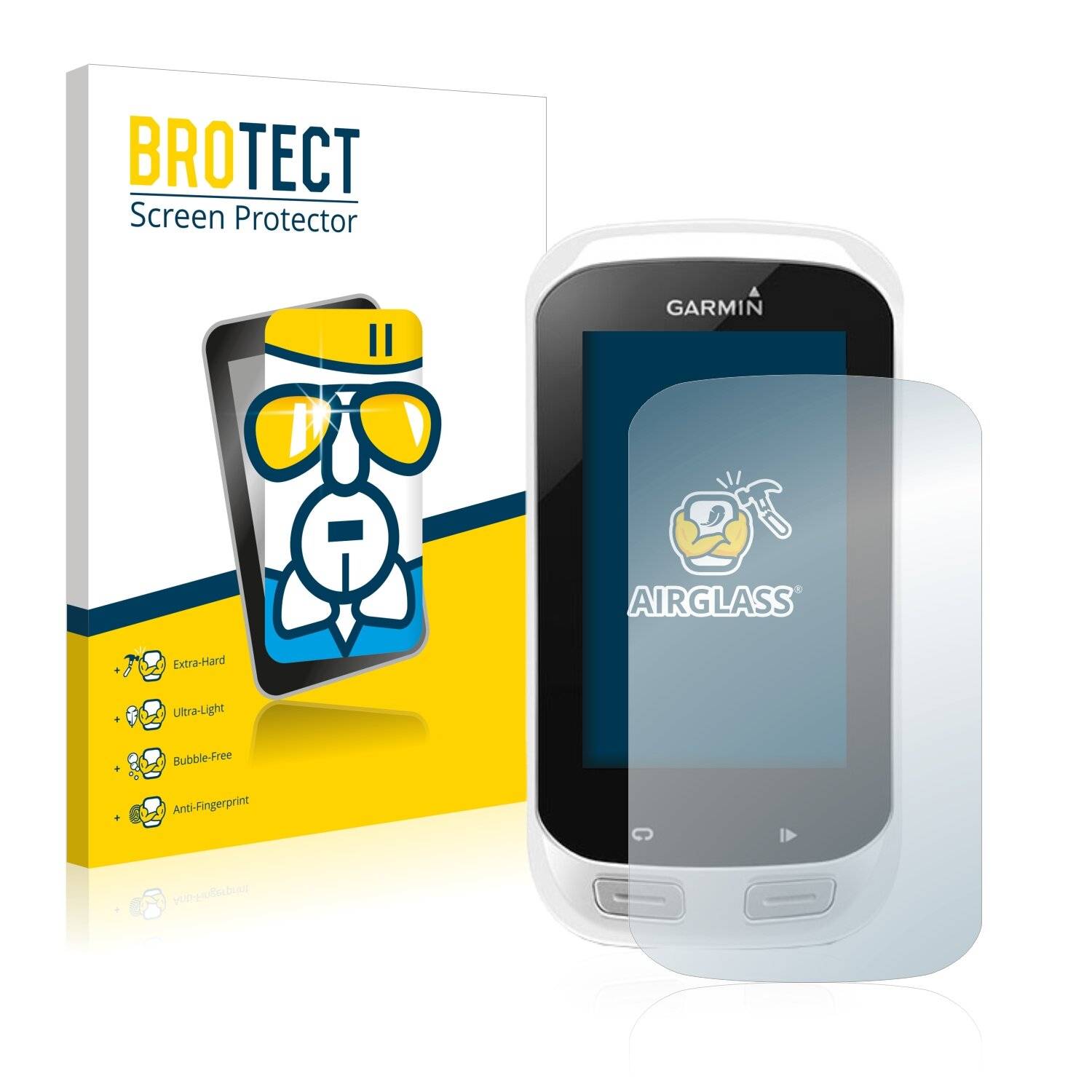 BROTECT AirGlass Schutzglas Folie für Garmin Edge Explore