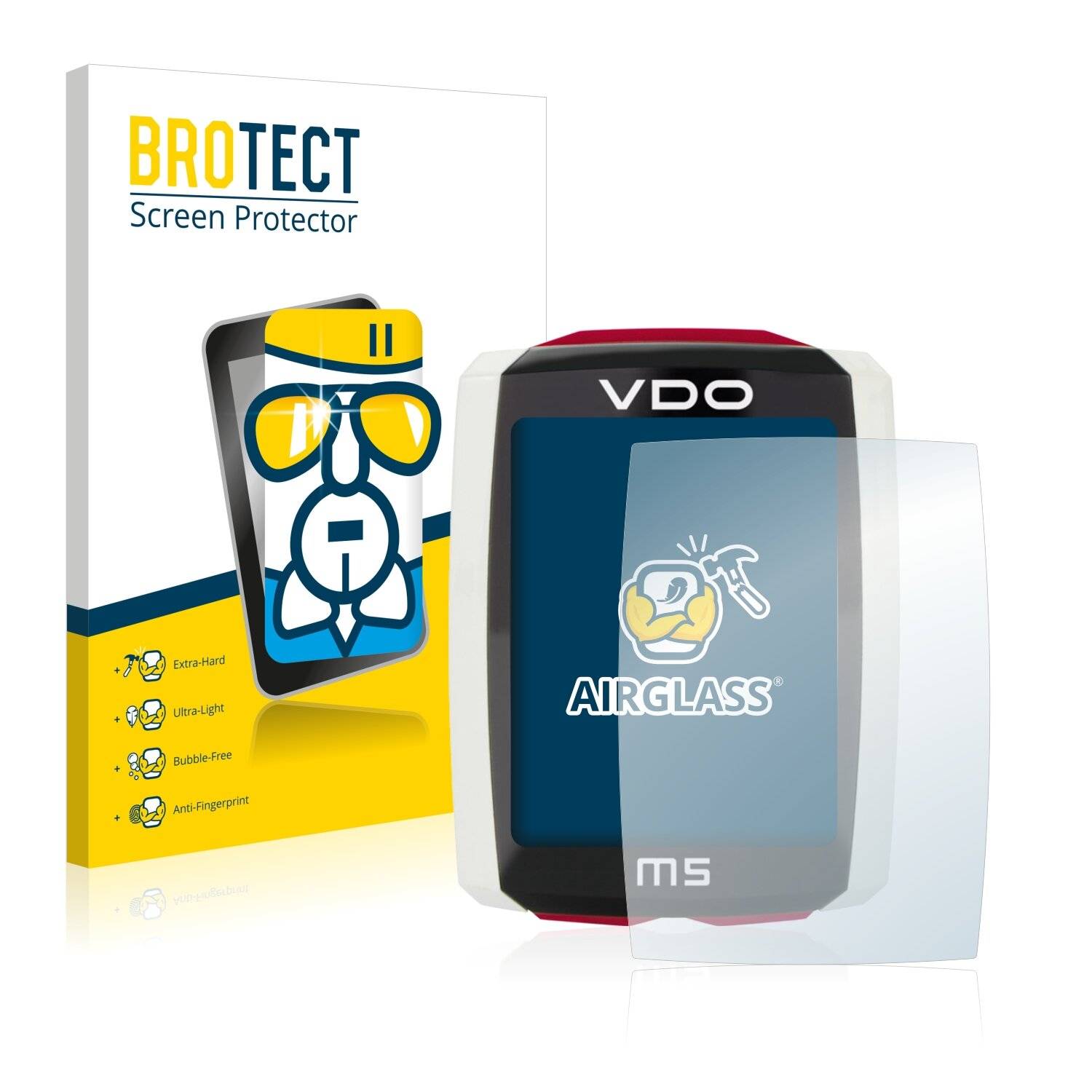 BROTECT AirGlass Schutzglas Folie für VDO M5
