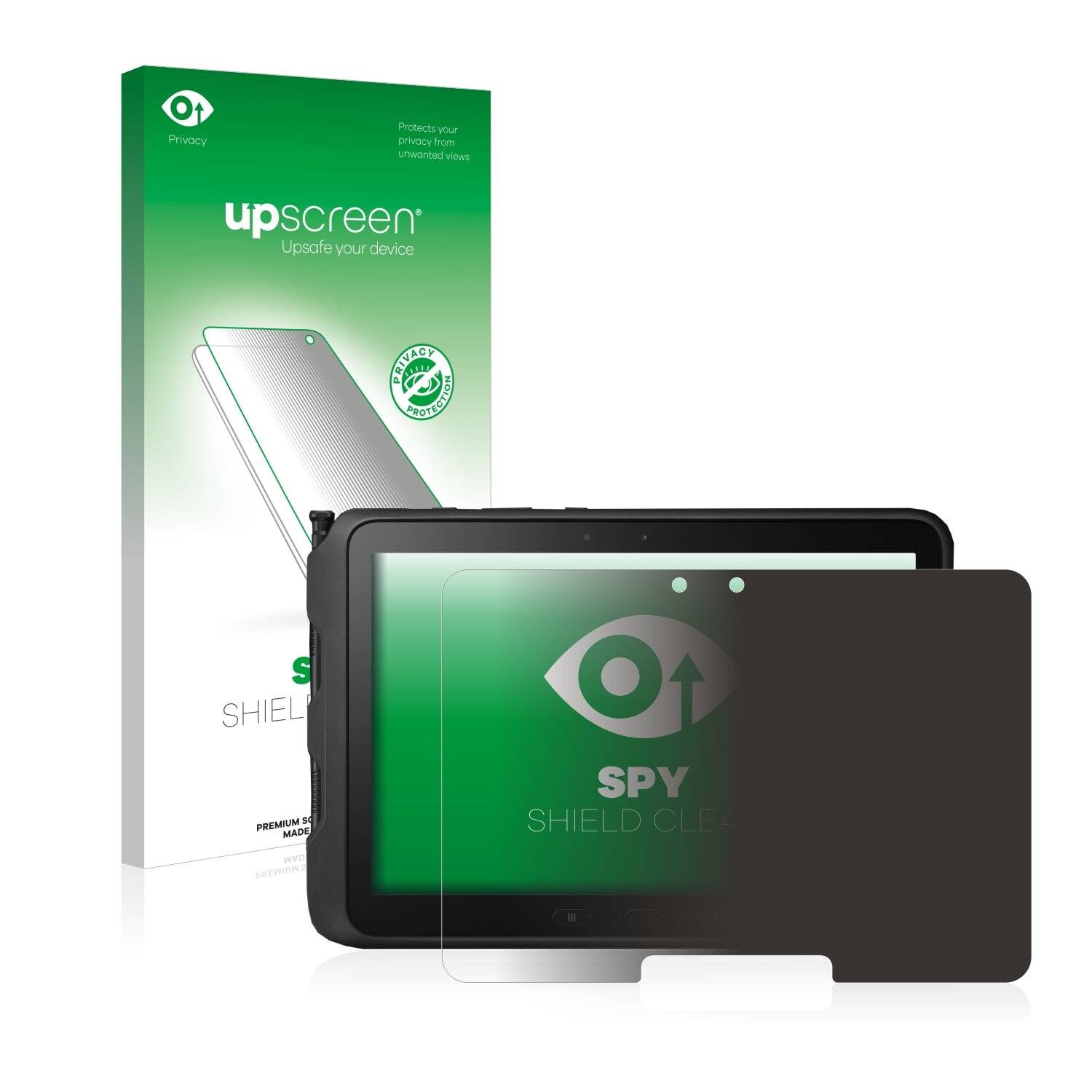 upscreen Spy Shield Clear Premium Blickschutzfolie für Samsung Galaxy Tab Active