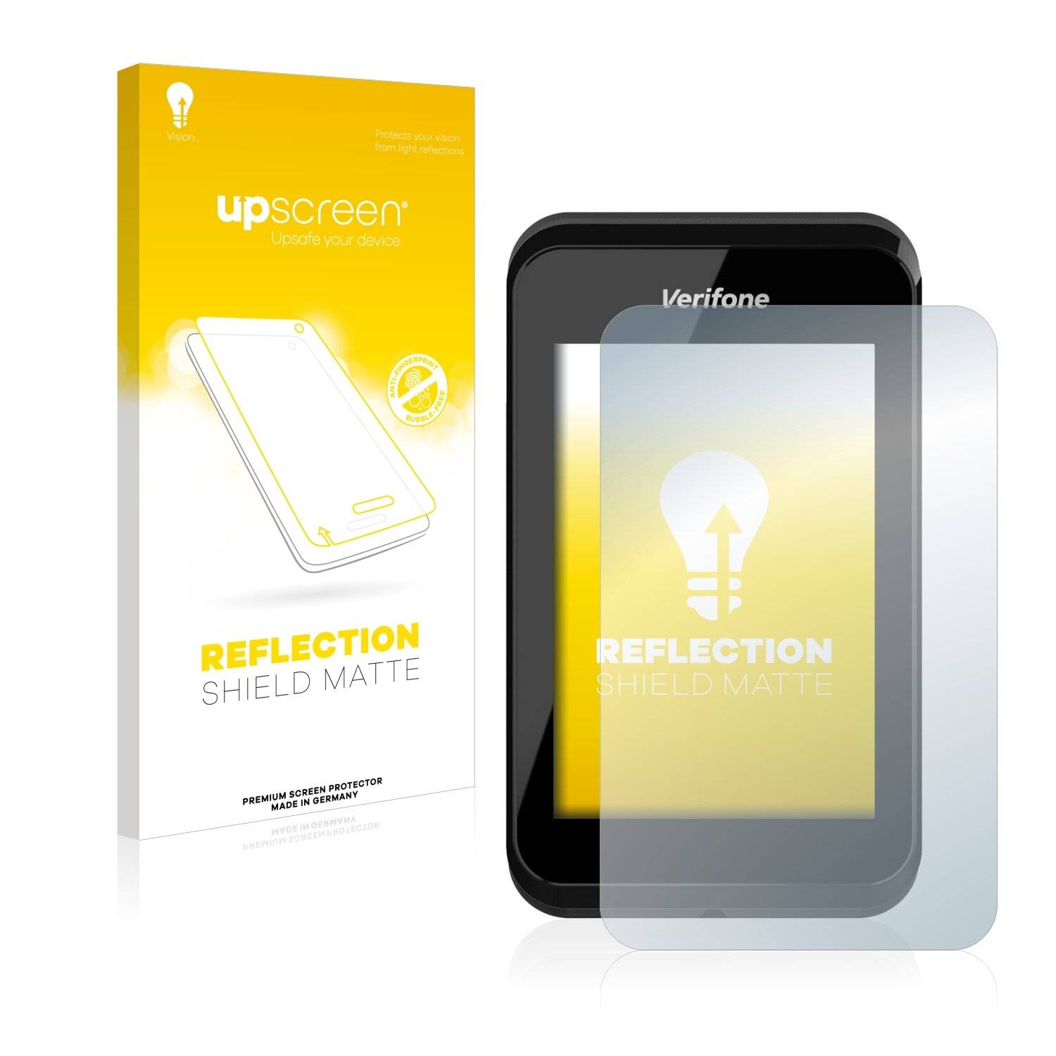 upscreen Reflection Shield Matte Premium Displayschutzfolie für Verifone