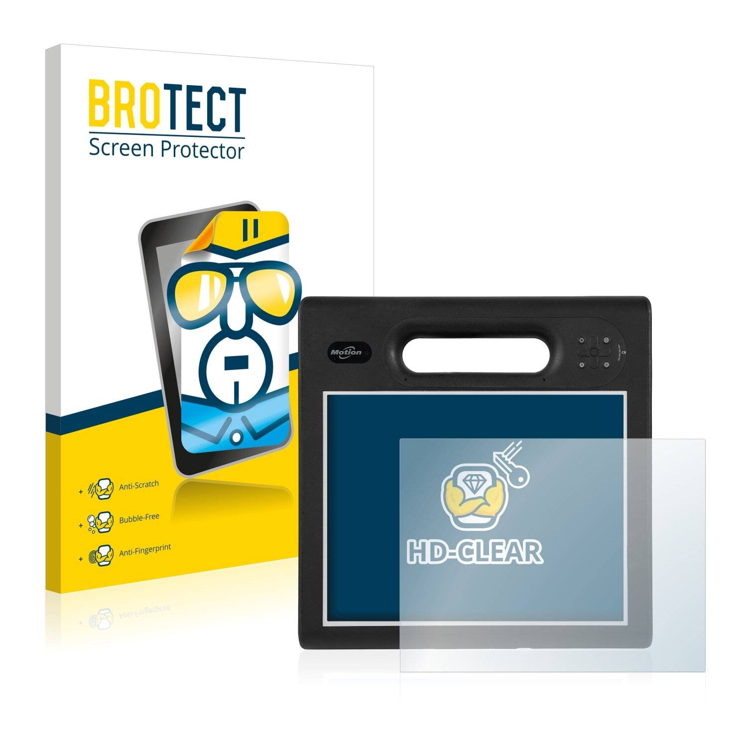 2x BROTECT HD-Clear Displayschutzfolie für Motion Computing
