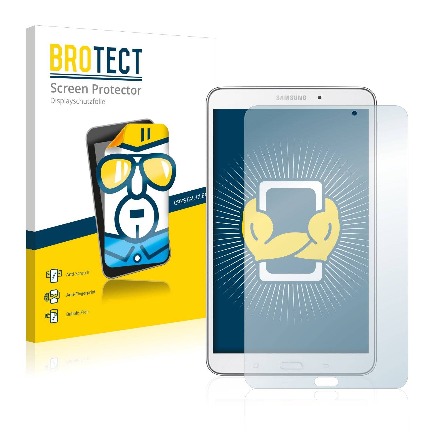 2x BROTECT HD-Clear Displayschutzfolie für Samsung Galaxy Tab 4 8.0