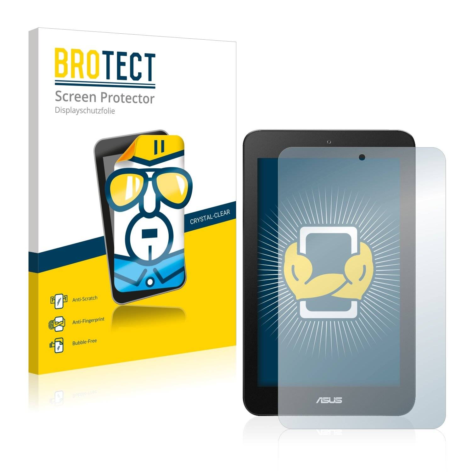 2x BROTECT HD-Clear Displayschutzfolie für Asus VivoTab Note