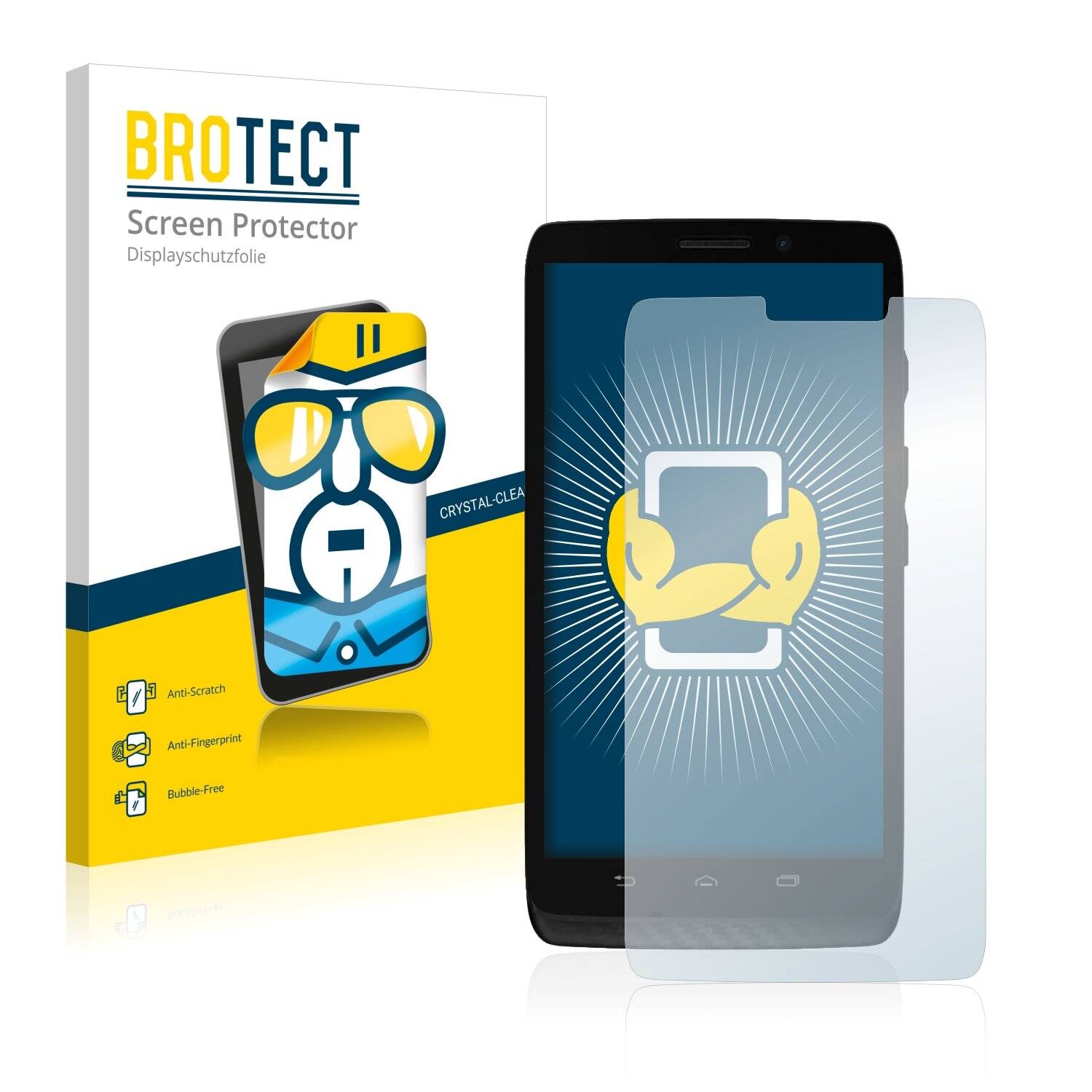2x BROTECT HD-Clear Displayschutzfolie für Motorola Droid Maxx