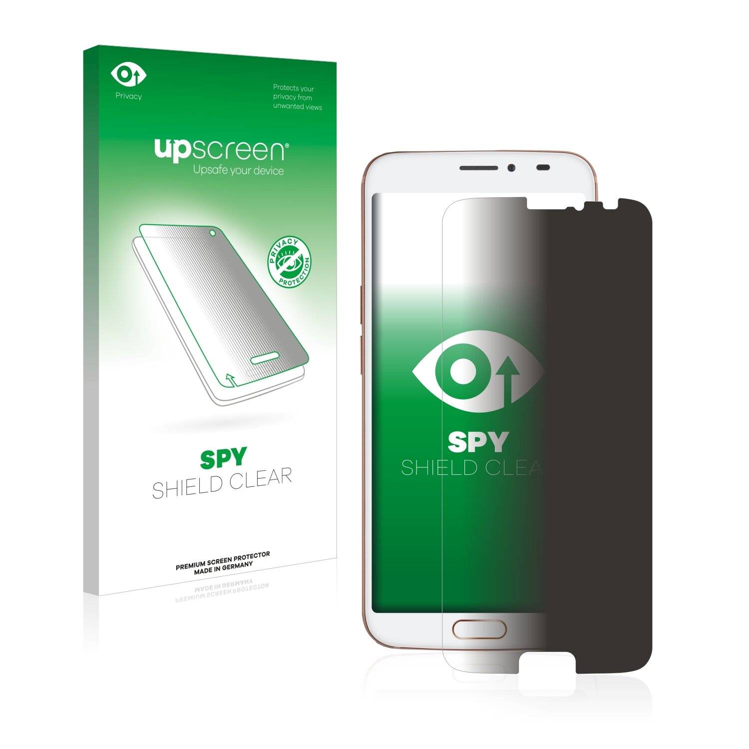 upscreen Spy Shield Clear Premium Blickschutzfolie für Doro