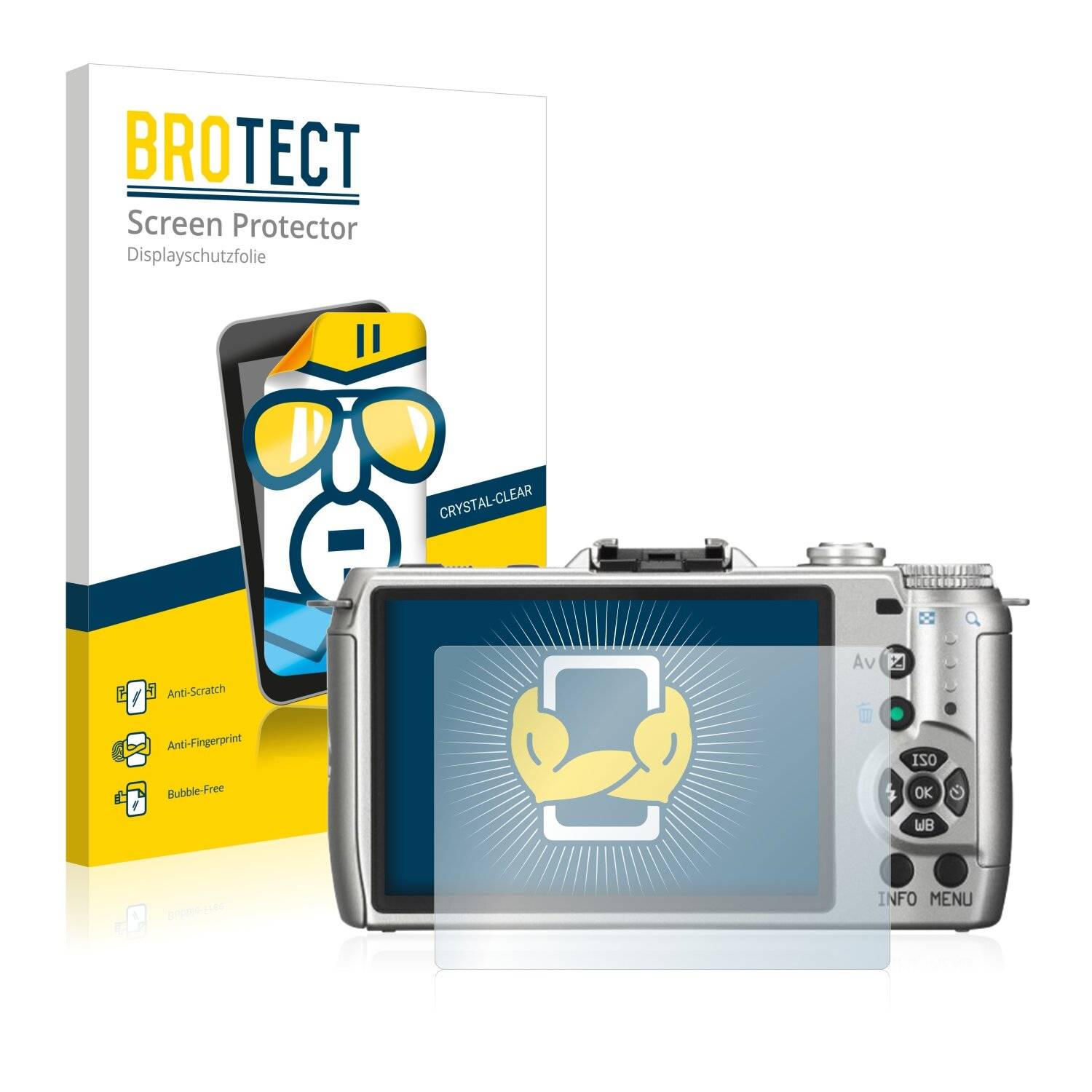 2x BROTECT HD-Clear Displayschutzfolie für Pentax