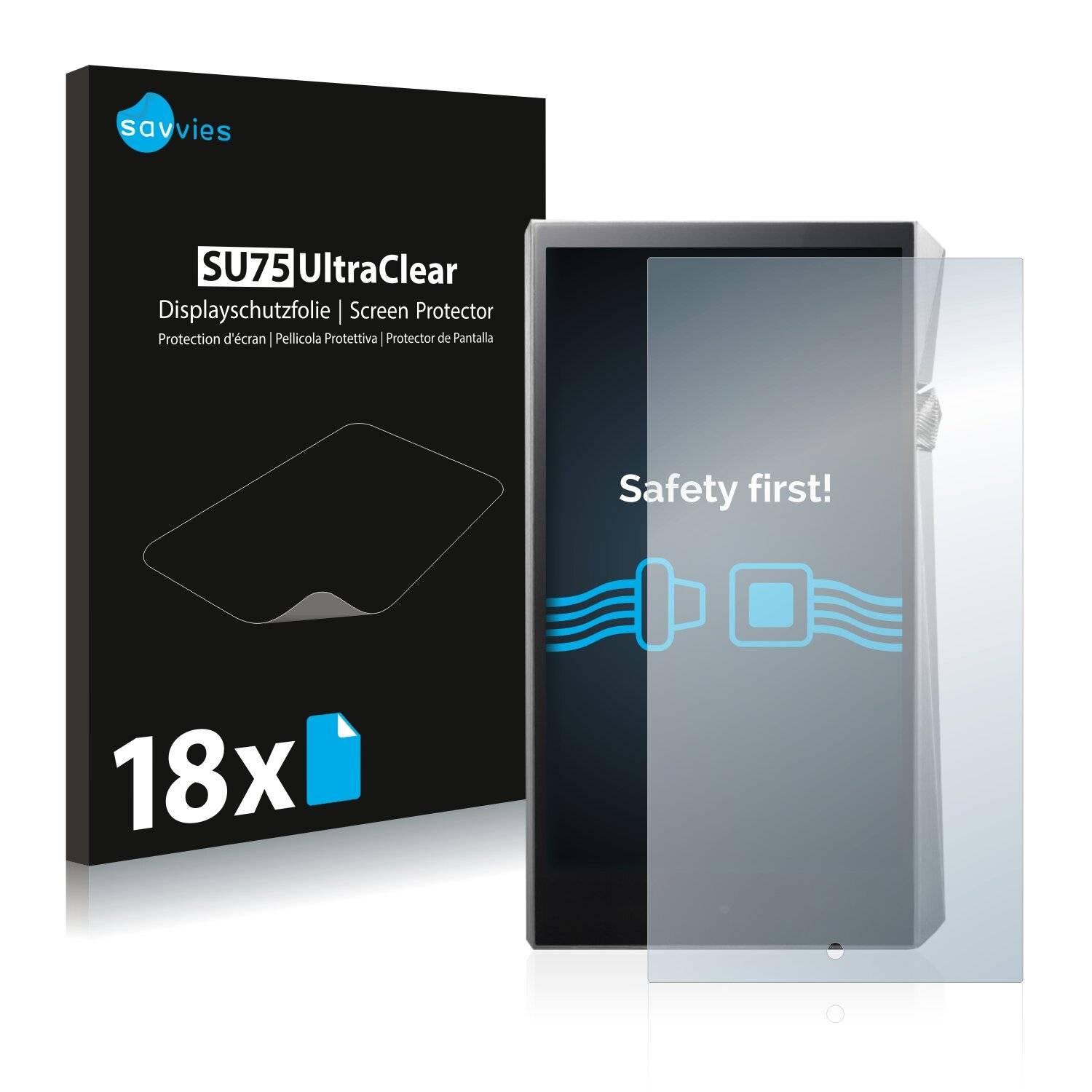 18x Savvies SU75 Displayschutzfolie für Astell & Kern