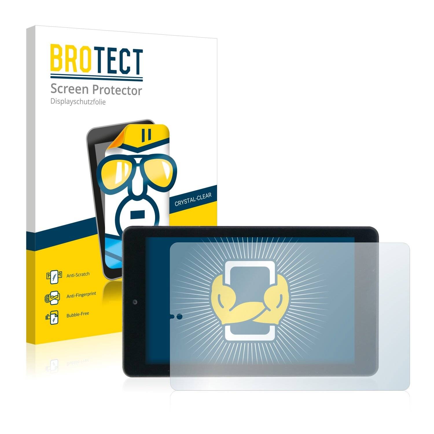 2x BROTECT HD-Clear Displayschutzfolie für Mediacom SmartPad 7.0 Go Green